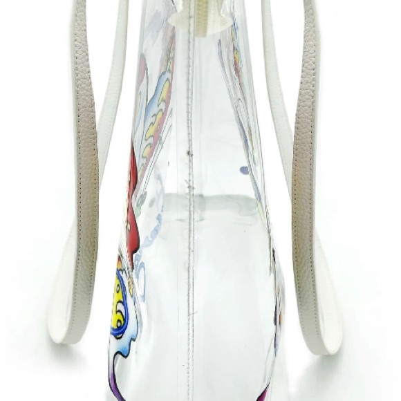 PVC tote bag w ED Hardy Butterfly graphic.  Absolutely beautiful! - Picture 3 of 3